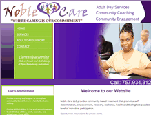 Tablet Screenshot of noblecarellcva.com
